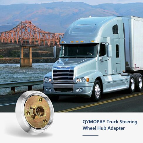 QYMOPAY محول عجلة القيادة 3 فتحات محول عجلة القيادة للشاحنة B6 لنماذج Kenworth CONV 1970-On وCOE 1972-March 1997 عمود ثابت Peterbilt 1975-April 1998 in Kuwait