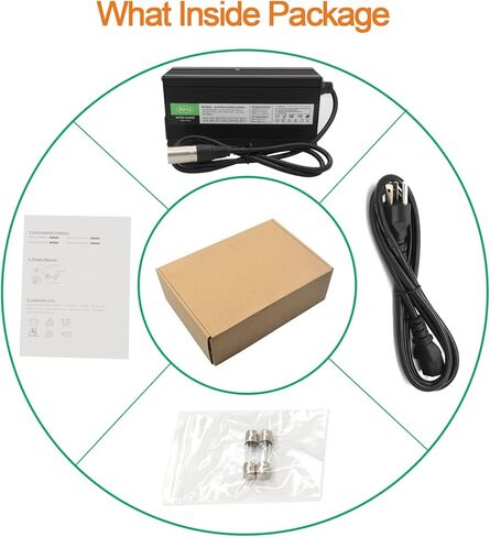 54.6V 6A Charger 48V Li-ion Battery Smart Charger Black Aluminum Case Used for 13S 48V Lithium Battery with 3pin XLR Plug in Kuwait