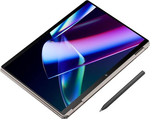 كمبيوتر محمول HP Spectre x360 2 في 1 14، معالج Intel Core Ultra 7 155H، 16 نواة، شاشة لمس 14 بوصة 2880x1800، رسومات Intel Arc، 32 جيجا LPDDDR5 4 تيرابايت SSD، لوحة مفاتيح بإضاءة خلفية، FP، Thunderbolt 4، Wi-Fi 6E، Win11 Home in Saudi Arabia
