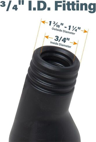 POWERTEC 70377 Quick Connect Fitting 3/4" ID & 1-1/4" OD, Extra Adapter Used with POWERTEC Power Tool Vacuum Hose Kits 70257, 70355 & 70376 in Saudi Arabia