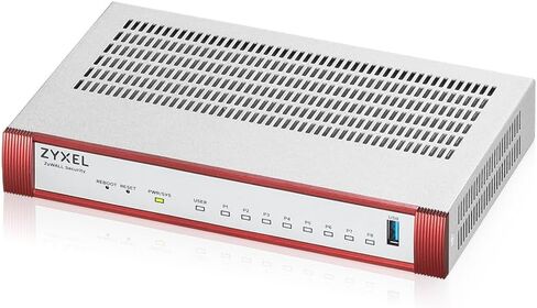 Zyxel USG Flex 200H 5.0Gbps UTM Firewall مع ترخيص أمان لمدة عام | يوصى به لما يصل إلى 100 مستخدم [USGFLEX200H] in Saudi Arabia