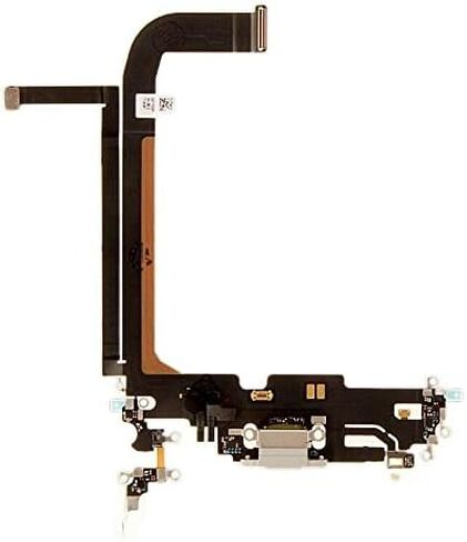 USB Dock Charging Port Flex Cable PCB Board Module Replacement Compatible with Apple iPhone 13 Pro Max (Black) in Saudi Arabia