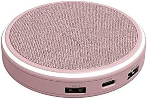 Halo Wireless Hub - مركز شحن لاسلكي عالمي مع منافذ USB-A وUSB-C للأجهزة التي تدعم Qi وأجهزة USB - أحمر الخدود (801106798) in Kuwait