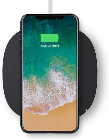 لوحة الشحن اللاسلكية Belkin Boost Up Qi بقدرة 5 وات - شاحن لاسلكي عالمي لأجهزة iPhone XR وXS وXS Max / Samsung Galaxy S9 وS9+ وNote9 / LG وSony والمزيد in Saudi Arabia