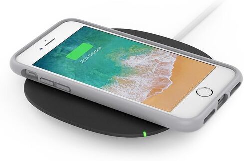 لوحة الشحن اللاسلكية Belkin Boost Up Qi بقدرة 5 وات - شاحن لاسلكي عالمي لأجهزة iPhone XR وXS وXS Max / Samsung Galaxy S9 وS9+ وNote9 / LG وSony والمزيد in Saudi Arabia