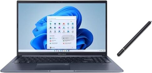 Asus Vivobook 15.6" Touch Laptop | Intel Core i7-1255U Processor | Intel Iris Xe Graphics | | Backlit | Fingerprint | 16GB RAM | 512GB SSD | Windows 11 Home | Bundle with Stylus Pen in Saudi Arabia