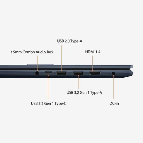 Asus Vivobook 15.6" Touch Laptop | Intel Core i7-1255U Processor | Intel Iris Xe Graphics | | Backlit | Fingerprint | 16GB RAM | 512GB SSD | Windows 11 Home | Bundle with Stylus Pen in Saudi Arabia