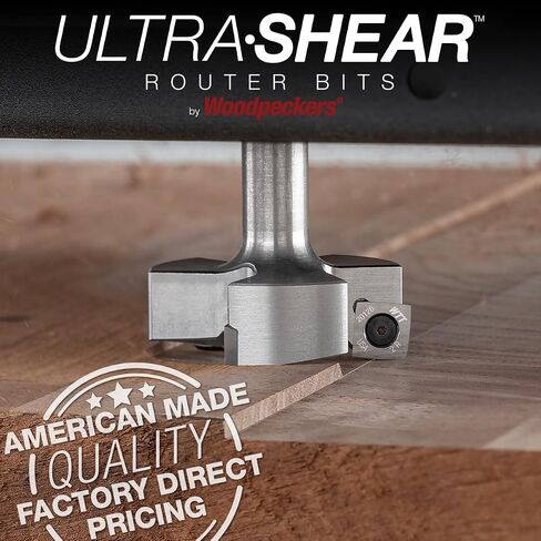 Slab Flattening Router Bit Kit with Extra Inserts, Spoilboard Surfacing Bit with Replaceable 4-Sided Carbide Inserts That Rotate, 1/2" SH | 2" CD in Saudi Arabia