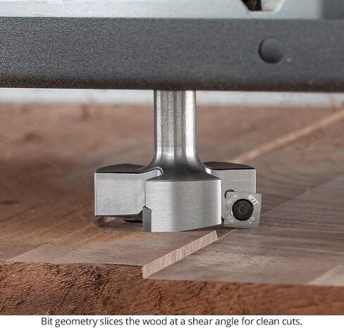 Slab Flattening Router Bit Kit with Extra Inserts, Spoilboard Surfacing Bit with Replaceable 4-Sided Carbide Inserts That Rotate, 1/2" SH | 2" CD in Saudi Arabia