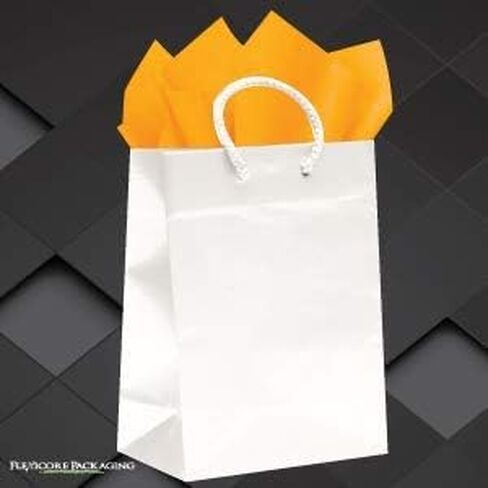 Flexicore Packaging White Gift Wrap Tissue Paper | Size: 15"x20"|100 Sheet Count | DIY Arts and Crafts, Tassels, Pom Pom Flowers, Bulk, Packing in Kuwait