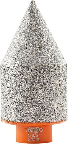 Diamond Beveling Chamfer Bit - Diamond Finger Milling Bits 20mm with 5/8"-11 thread for Enlarging, Polishing - Beveling The Holes for Marble Granite Ceramic in Kuwait