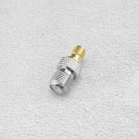 4pcs Brass Aerial Connector Radio Converter Adapter Pure Copper RF Adapter F to SMA Connector Brass Antenna Connector for FM Radio AM Radio DAB Radio Video in Saudi Arabia