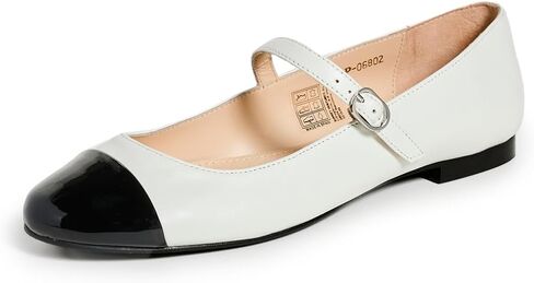 حذاء باليه مسطح نسائي من Alohas Musa ذو لونين in Kuwait