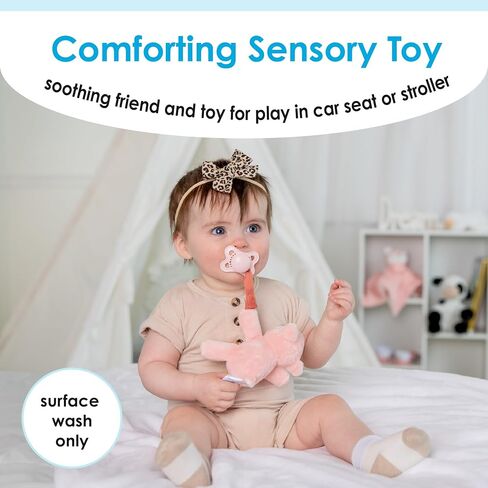 Carter's Fawn Plush Rattle with Loop Teether for Infants and Babies in Saudi Arabia