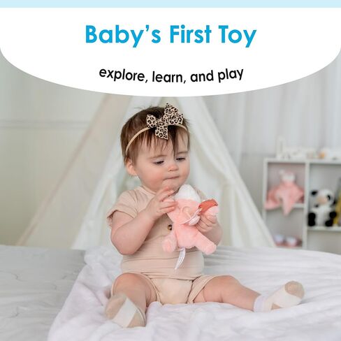 Carter's Fawn Plush Rattle with Loop Teether for Infants and Babies in Saudi Arabia