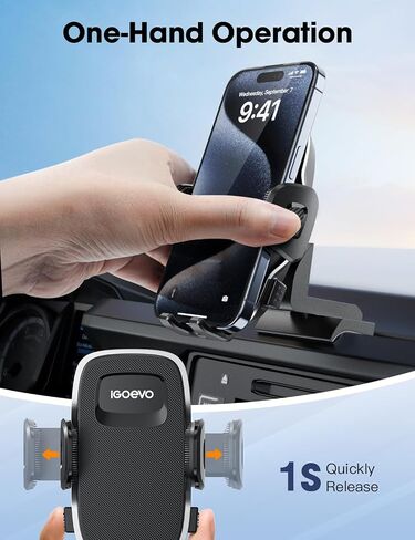 Upgraded Car Phone Holder with Adjustable Metal Base for Toyota Tacoma 2016-2023 One-Hand Operation, Strong Adhesive Dashboard iPhone Car Mount for 3rd Gen Tacoma 2017 2018 2019 2020 2021 2022 in Kuwait