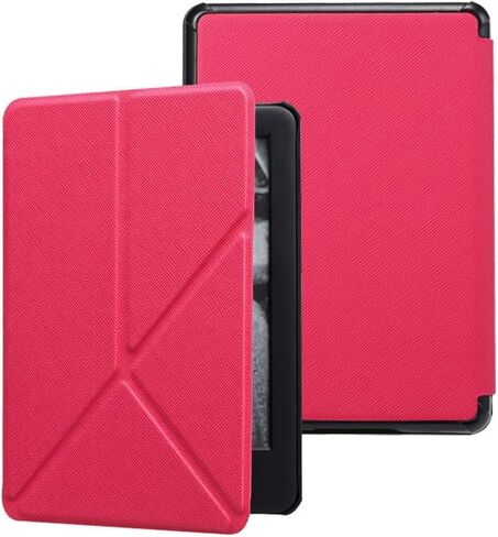 Case for 6"" Kindle 11th Generation 2022, Standing Origami Slim Shell Cover with Auto Wake/Sleep for All-New Kindle 11th Generation 2022 Released E-Reader Black in Saudi Arabia