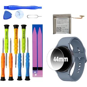 Replacement Battery for Watch 5 Battery with Watch Protector Compatible for Samsung Galaxy Watch 5 (44mm) SM-R910 SM-R915 SM-R915U Battery and Tool Kits