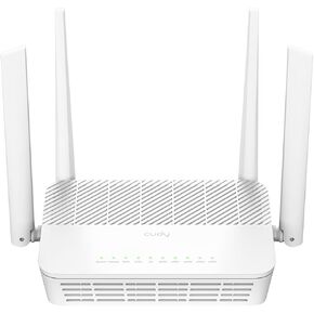 Cudy WR3000S AX3000 Dual Band WiFi 6 Mesh Router, 5 Gigabit Ethernet RJ45 Ports, 4 Antennas, MU-MIMO, OpenVPN, Wireguard, Zerotier, Ipsec VPN, Cloud APP
