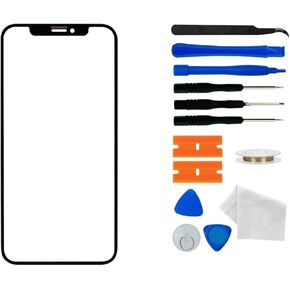 Original iPhone 13 Screen Glass Replacement,Front Outer Lens Glass Screen Replacement Repair Kit for (13 6.1')