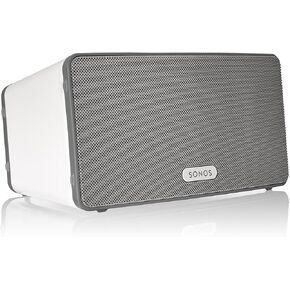 Sonos Play:3 - Mid-Sized Wireless Smart Home Speaker for Streaming Music, Amazon certified and Compatible with Alexa. (White) (Renewed) (Renewed)