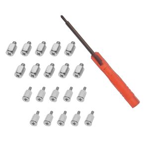 FDXGYH 20 Set M.2 SSD Screws Kit M.2 Standoff and Screws Kit with Magnetic Screwdriver for PC Motherboards