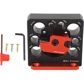 Dowel Maker Jig Kit Adjustable Drill Milling Dowel Round Rod Auxiliary Tool, Electric Drill Milling Dowel Round Rod Auxiliary Tool, Carbide Inserts Woodworking Round Rod Auxiliary Tool