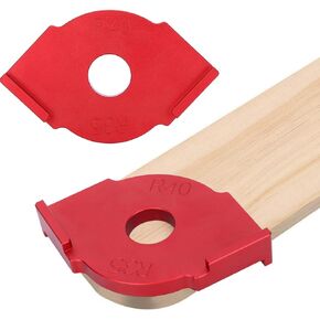 Aluminum Router Table Carpenter Corner Radius Jig Template Plate Chamfer Panel Radius Corner Jig Tool, Angle Templates High Quick-Jig for Woodworking Routing