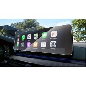 Screen Protector Compatible with 2021 BMW 5 Series, BMW Idrive 7.0 Operating System, Anti Scratch, Shock-Resistant, Premium Tempered Glass, Transparent