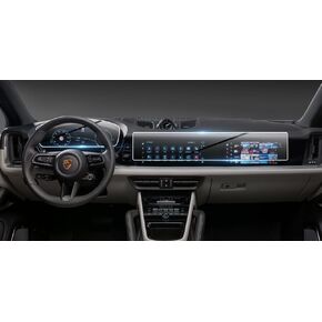 DDautoman Screen Protector For Porsche Cayenne 2024,Anti Scratch Shock Resistant,Protect Cayenne Instrument Cluster Central Display and Front Passenger Display, clear