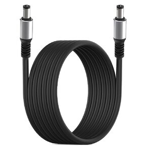 Male to Male DC Extension Cord 5.5mm x 2.1mm, 12v DC Power Extension Cable for Security Camera, Surveillance Camera, LED Display, LED Strip, DVR, Router, Invoice Printer, 3.3FT