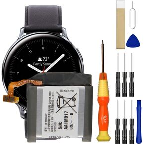 Replacement Battery EB-BR820ABY [Upgraded] for Samsung Galaxy Watch Active2 SM-R825X SM-R820 SM-R825 SM-R825U (44mm) Battery Free Adhesive Tool Kits