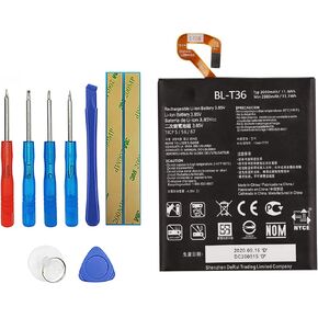 BL-T36 Replacement Battery Compatible with LG K10 2018 K30 K11 2018 X410 X410AS X410E X410X with Tools