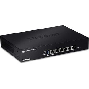 TRENDnet Gigabit Multi-WAN VPN Business Router, TWG-431BR, 5 x Gigabit Ports, 1 x Console Port, QoS, Inter-VLAN Routing, Dynamic Routing, Load-Balancing, High Availability(Renewed)