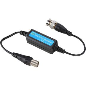 HD-TVI/CVI/AHD/CVBS Ground Loop Isolator Video Balun Coaxial BNC Male to Female for Camera
