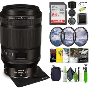 Nikon NIKKOR Z MC 105mm f/2.8 VR S Professional Macro & Cleaning Kit Bundle in Kuwait
