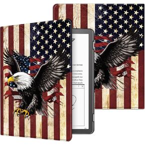 Case for Kindle Scribe (10.2 inch,2022 Release) - PU Leather Book Folio Cover with Auto Sleep Wake Feature, Lightweight Protective, Cow Flower