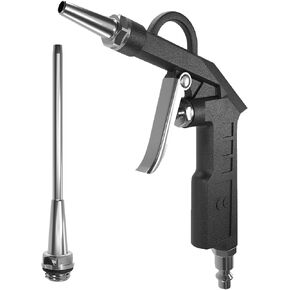 Air Blow Gun with Air Nozzle and Steel Extension, Pneumatic Tools and Air Compressor Accessories for Dust Cleaning, Air Gun Blower