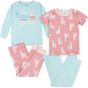 Gerber Baby Girls' 4-Piece Pajama Set, Dreams