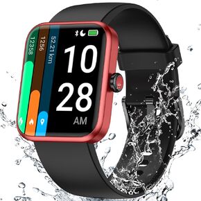 40mm Small Smart Watch for Women, 50 Meters Waterproof Sport Step Counter, Fitness Tracker Watch with Heart Rate Blood Oxygen Monitor, Alexa-Built in Smartwatch Pedometer Digital Watch