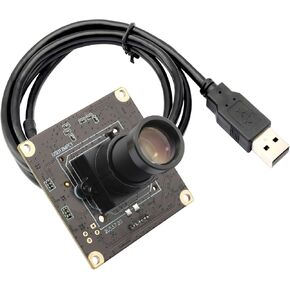 SVPRO 12MP USB Camera Module 4K 30fps Narrow Field of View Industrial Camera 1080P 120fps High Speed Camera with M12 Lens,UVC Computer Camera Lightburn Laser Camera for Linux,Windows,Android,Mac OS