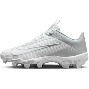 Nike Boy's Vapor Edge Shark 2 Football Cleats White | Gray Size 5 Medium in Kuwait