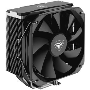 PCCOOLER K6 Black Edition Premium CPU Cooler, 130mm PWM Turbo Fans, 240W TDP, 14.8W/m.k Thermal Paste, Top Cover, Anti-Gravity 6 Heat Pipes for AMD Ryzen AM4/AM5 Intel LGA1700/1200/1151/1150/1155/1156