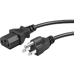 Fast Charging Cable Compatible with Bluetti EB3A, Jackery Explorer 2000, Ecoflow Delta, Portable Power Station Power Cord Universal AC Cable