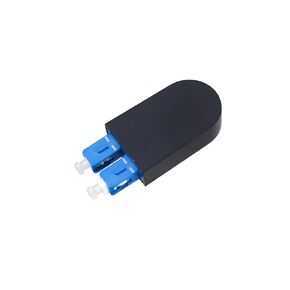 2 pcs SC Fiber Optic Loopback Adapter Tester ​Singlemode UPC SC Loopback Plug Standard Duplex SC Connector Loopback Adapter/Test Plug for Testing Applications