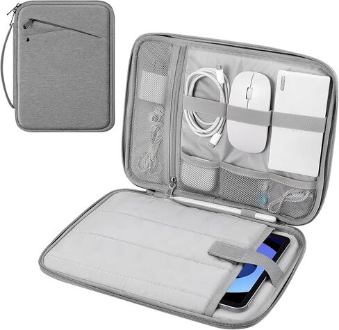 MoKo 12.9 Inch Tablet Sleeve Carrying Case with Handle, Padded Protective Travel Bag for 13 Inch New iPad Pro M4 & Air M2 2024, iPad Pro 12.9 M2&M1, Galaxy Tab S9/S8 Plus 12.4" 2023/2022, Black in Saudi Arabia