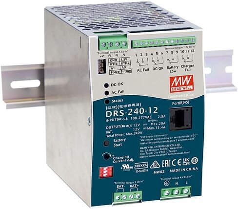 يعني حسنا DRS-240 سلسلة DRS-240-24 240 واط الكل في واحد قوة الأمان الذكية 24 فولت (DRS-240-24) in Kuwait