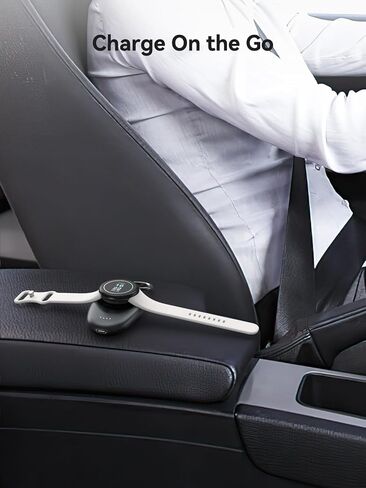 LVFAN Portable Charger for Google Pixel Watch, 1400mAh Power Bank Charging Cable Replacement Accessories, Travel Car Magnetic Wireless Charger Stand for Google Pixel Watch in Kuwait