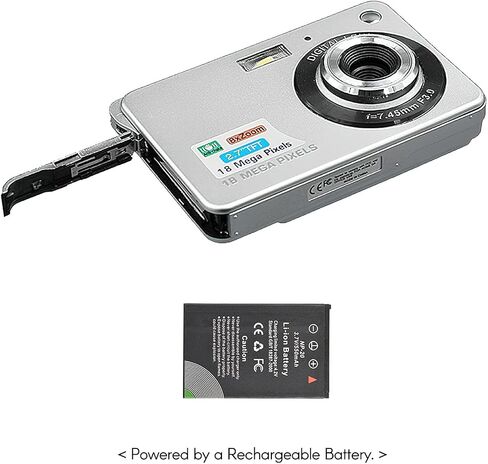 Andoer Portable 720P Digital Camera Video Camcorder 18MP Photo 8X Zoom Anti-Shake 2.7 Inch Large TFT Screen Built-in Lithium Battery with Carry Bag USB Charging Cable for Kids Teens in Saudi Arabia