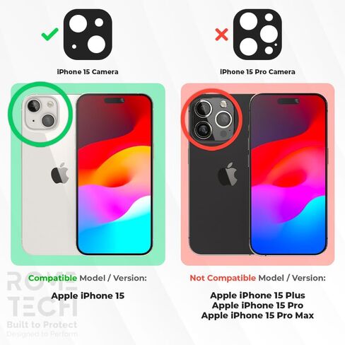 حافظة مصممة لهاتف Apple iPhone 15 (2023) مع مشبك حزام متوافق مع شواحن Magsafe - حافظة هاتف مزدوجة الطبقات مضادة للصدمات لهاتف iPhone 15 - أسود in Saudi Arabia